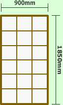 障子のサイズ・普通サイズ